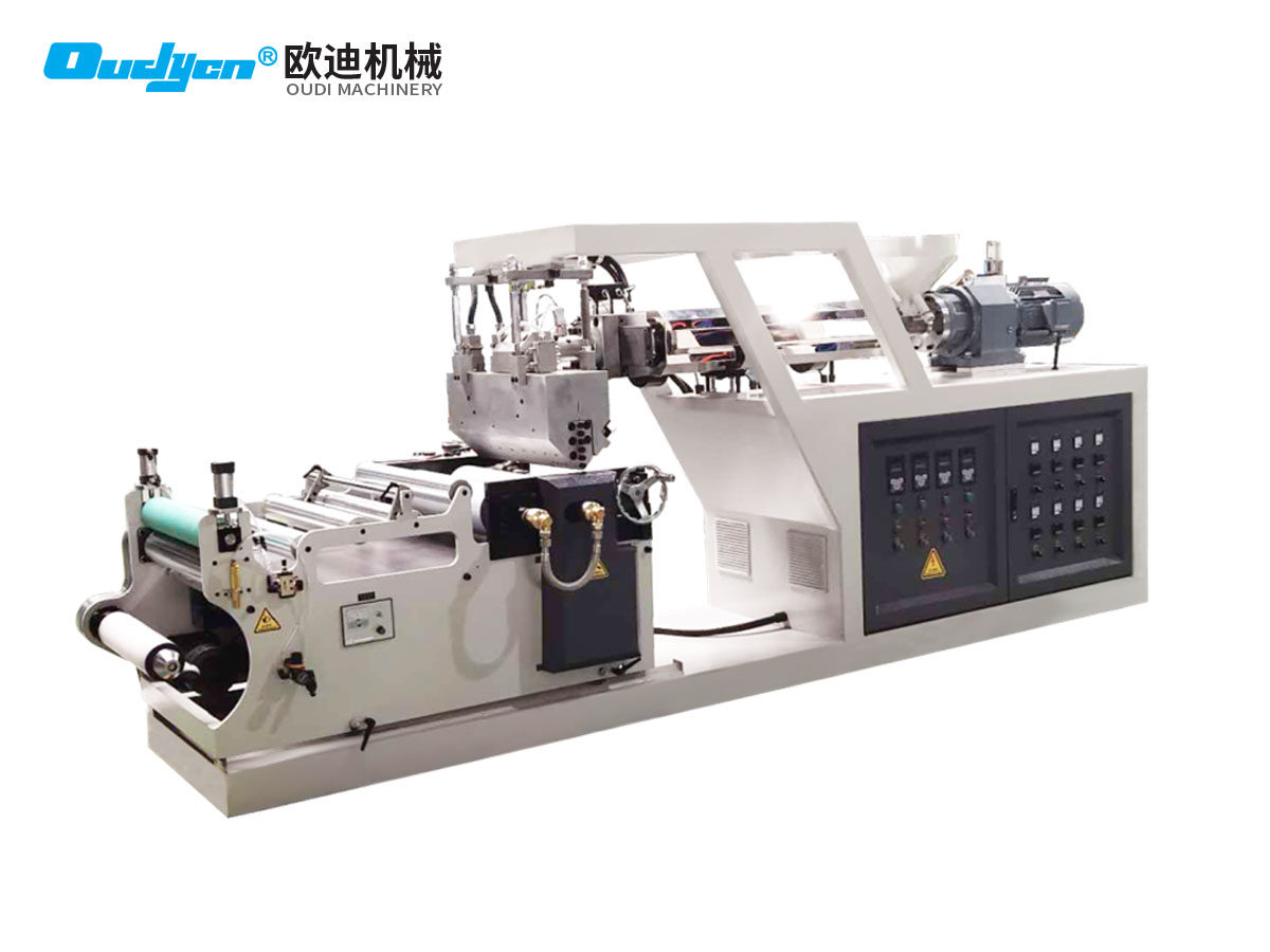 Small cast film testing machine